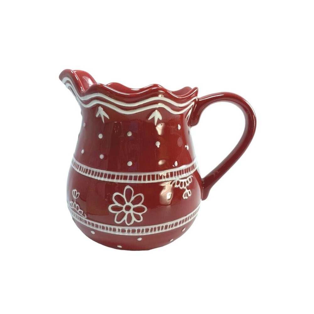 HARRY & DAVID RED PITCHER Raised Design And 32146